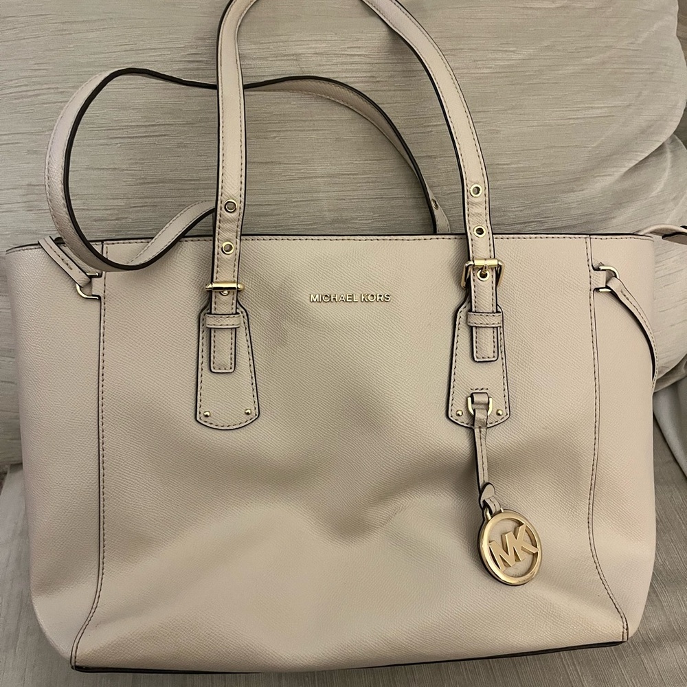 Michael Kors Beige Tote Bag